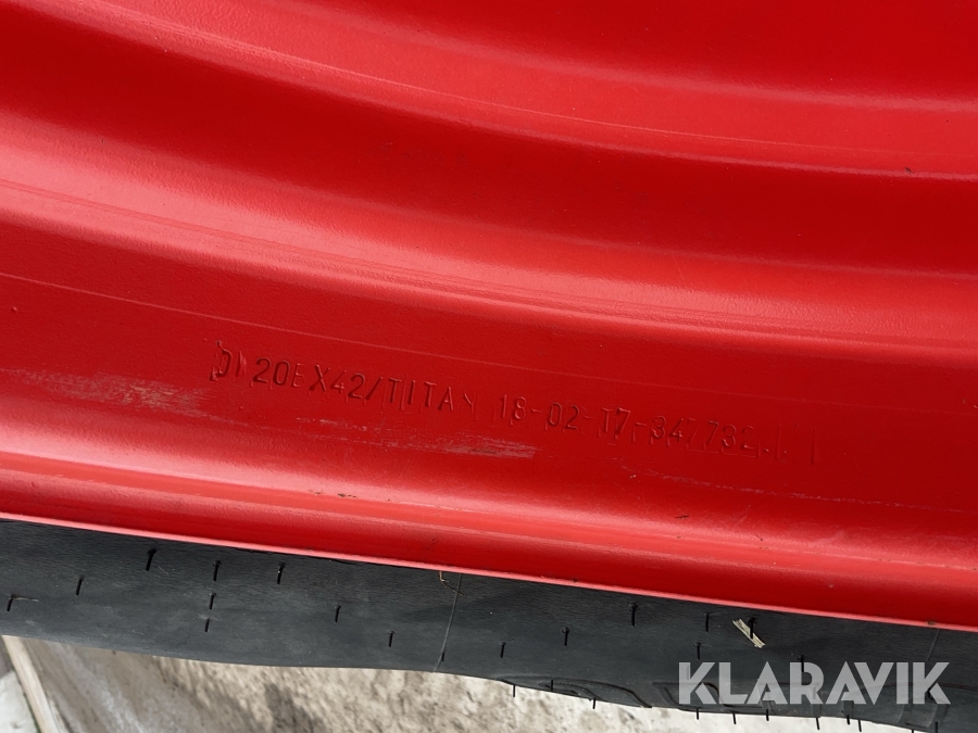 Traktordäck med fälg Trelleborg TM800 2st  650/65R42