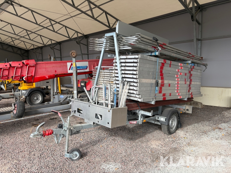 Ställningstrailer 96 m2