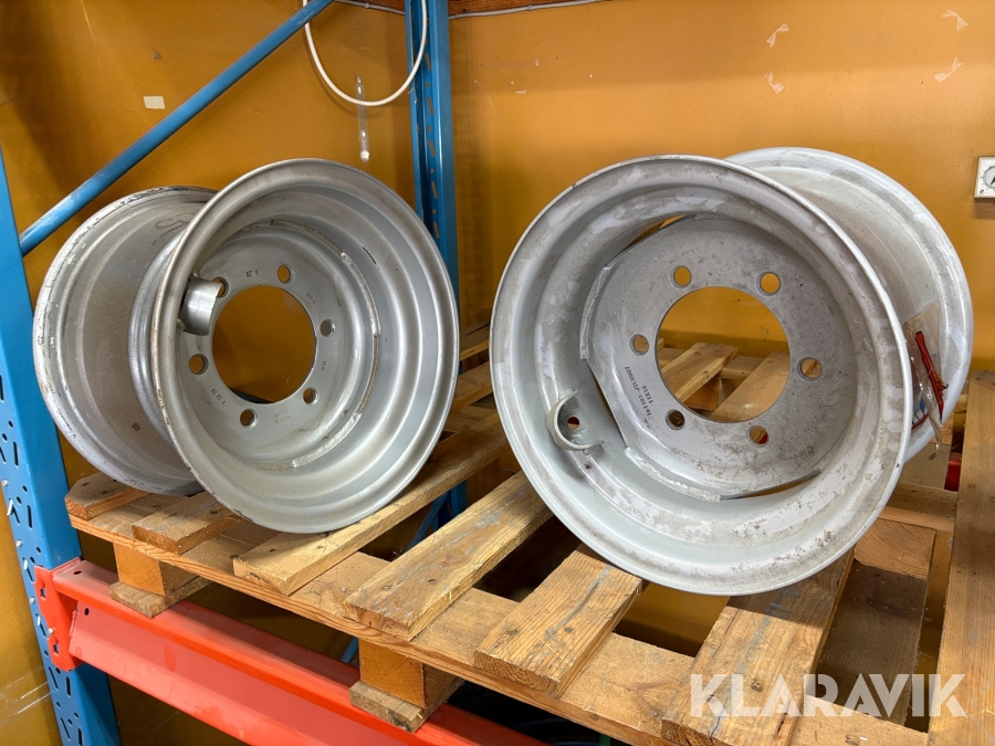 Lantbruksfälg i plåt 9st