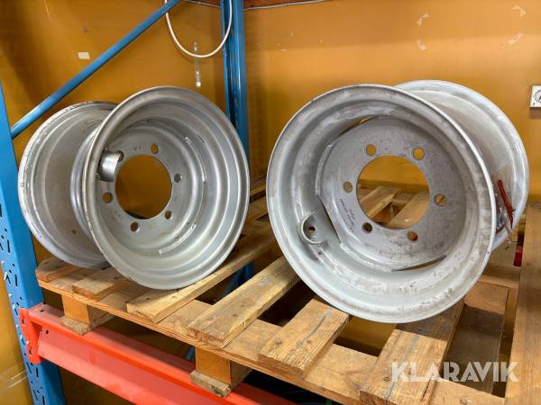 Lantbruksfälg i plåt 9st