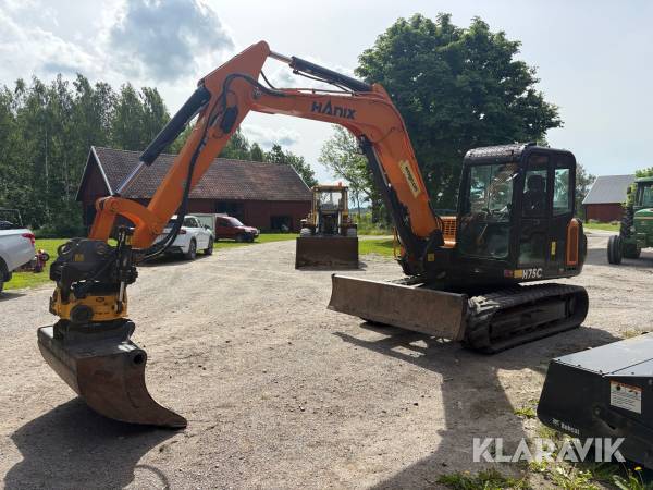 Grävmaskin Hanix H75C