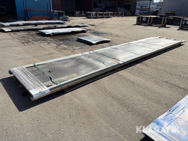 Sekunda buntar Pannplåt Design 1120x0,60 Svart 9st