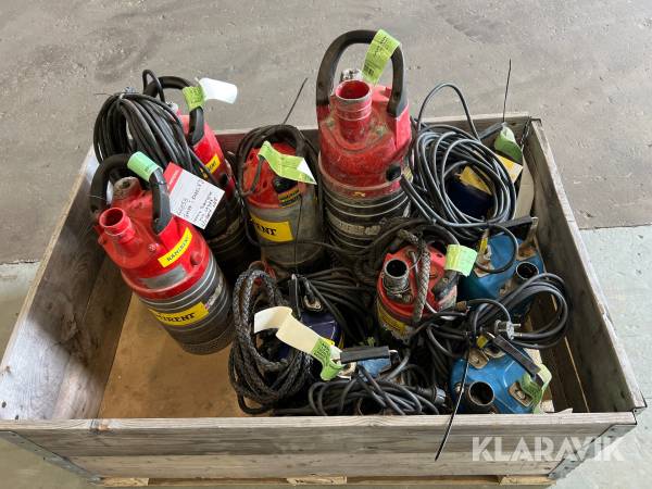 Pumpar defekta Grindex, Tsurumi Olika  10 st