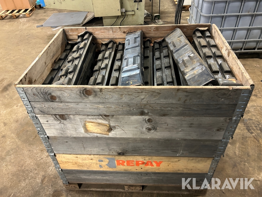 Gummipads   till 700 mm band