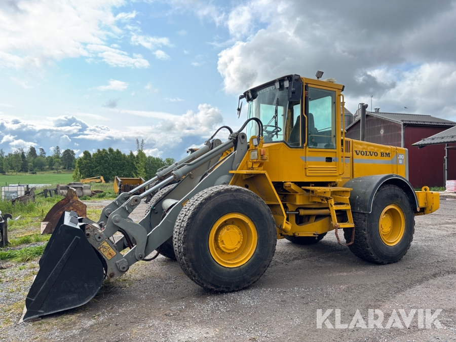 Hjullastare L90 B med grusskopa