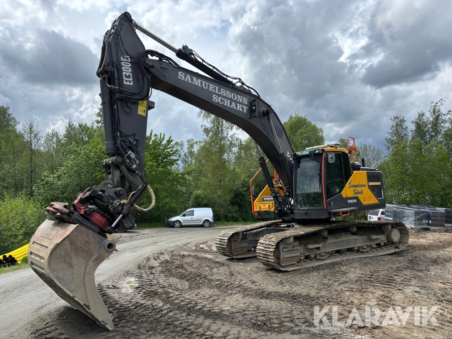 Grävmaskin Volvo EC 300EL Rotortilt R8 & Grävsystem