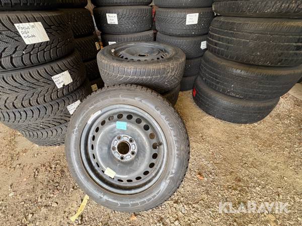 Däck med fälg Good Year & Michelin Året runt-däck
