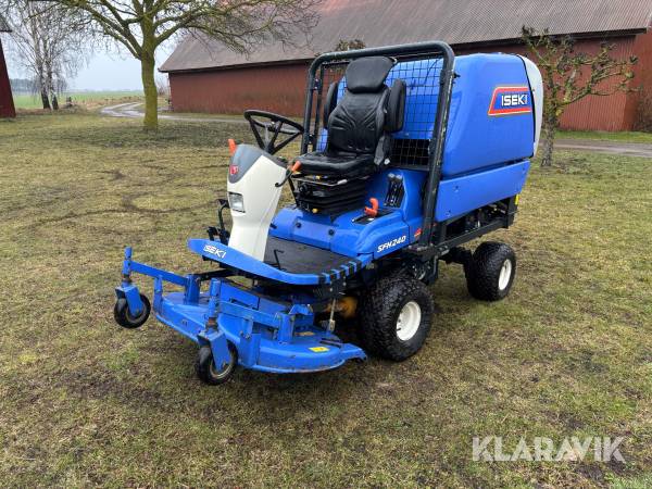 Gräsklippare Iseki SFH240F 4x4 med högtippande uppsamlare