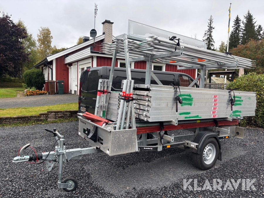Byggställning Altrad Villapaket 3 -komplett med ställningstrailer