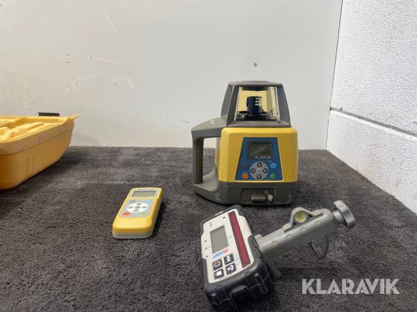 Tvåfallslaser, lasermottagare Topcon, Androtec RL-200 2S, MTR-125RF