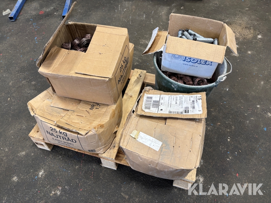 Najtråd olika dimensioner