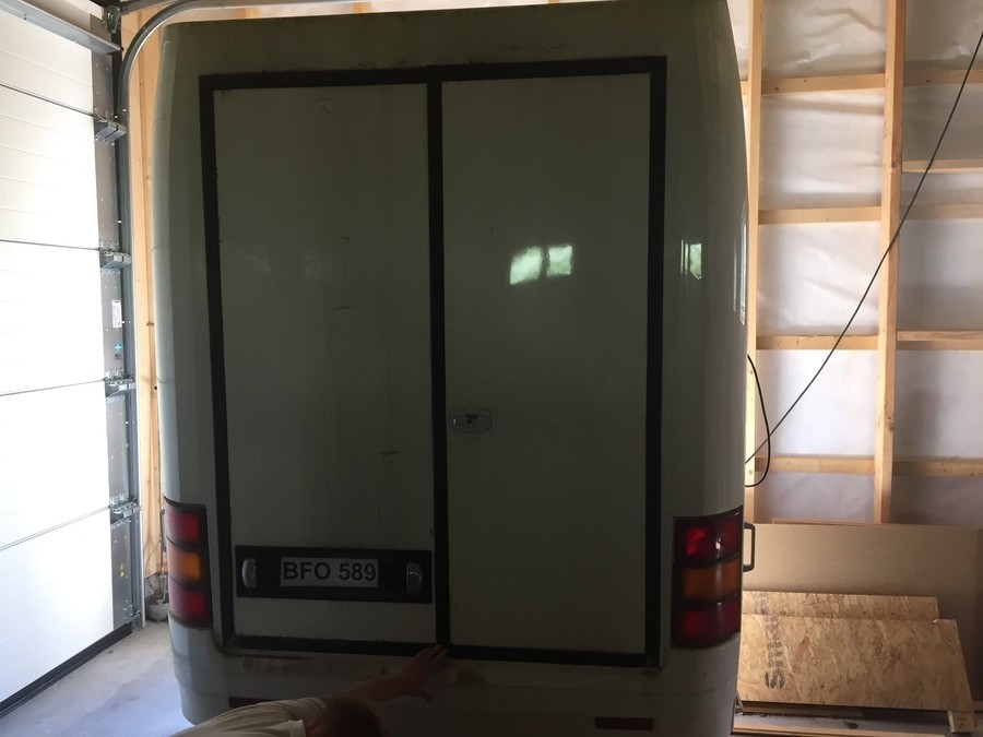 Skidbox skidlåda buss