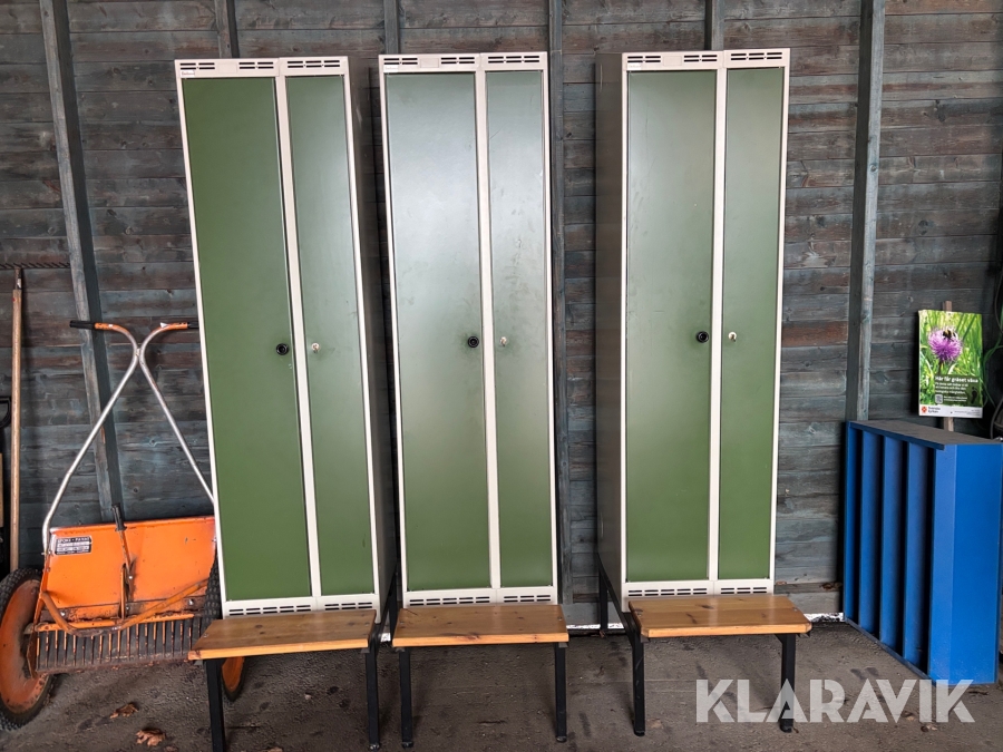 Omklädningsskåp Gerdmans 3st