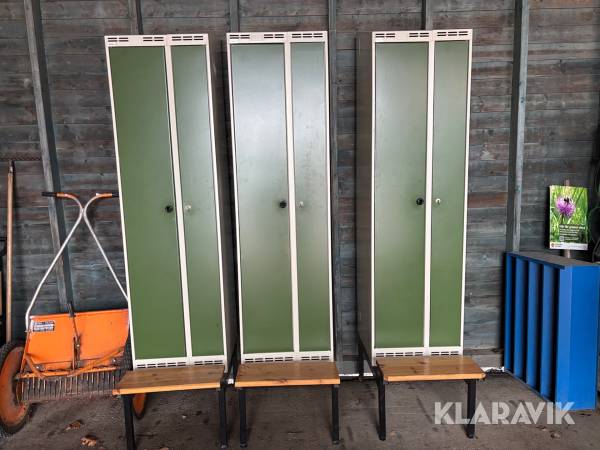 Omklädningsskåp Gerdmans 3st