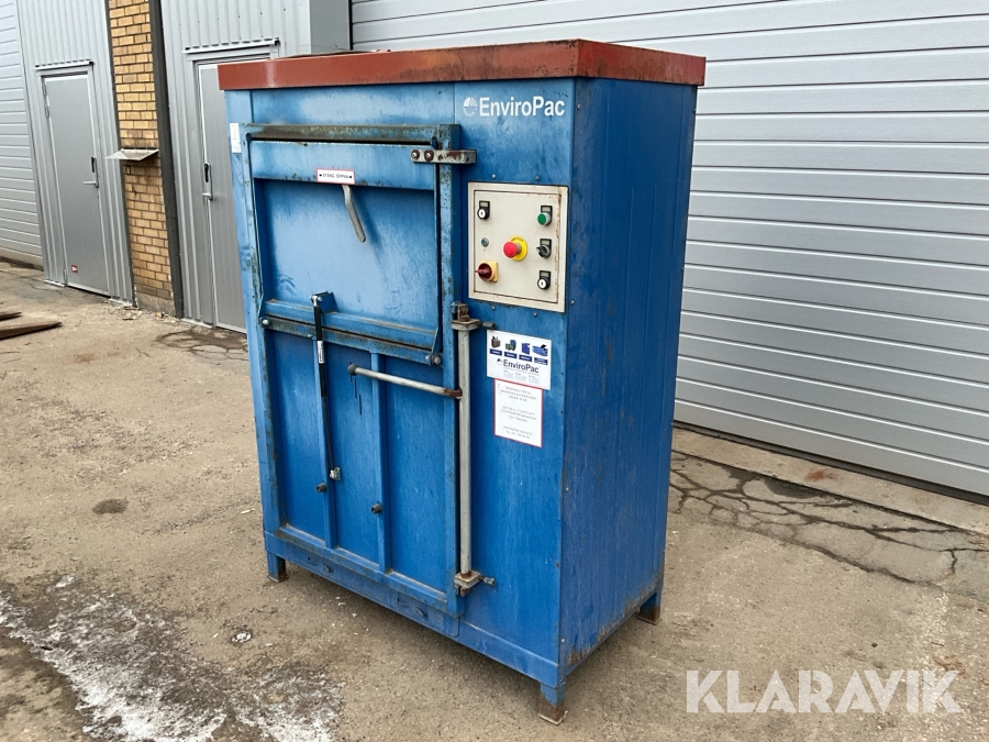 Komprimator EnviroPac EN 10 för kartong, plast och ensilageplast