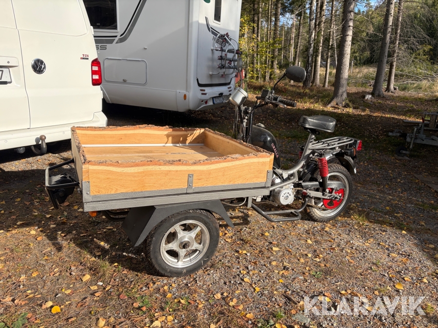 Flakmoped Grålle