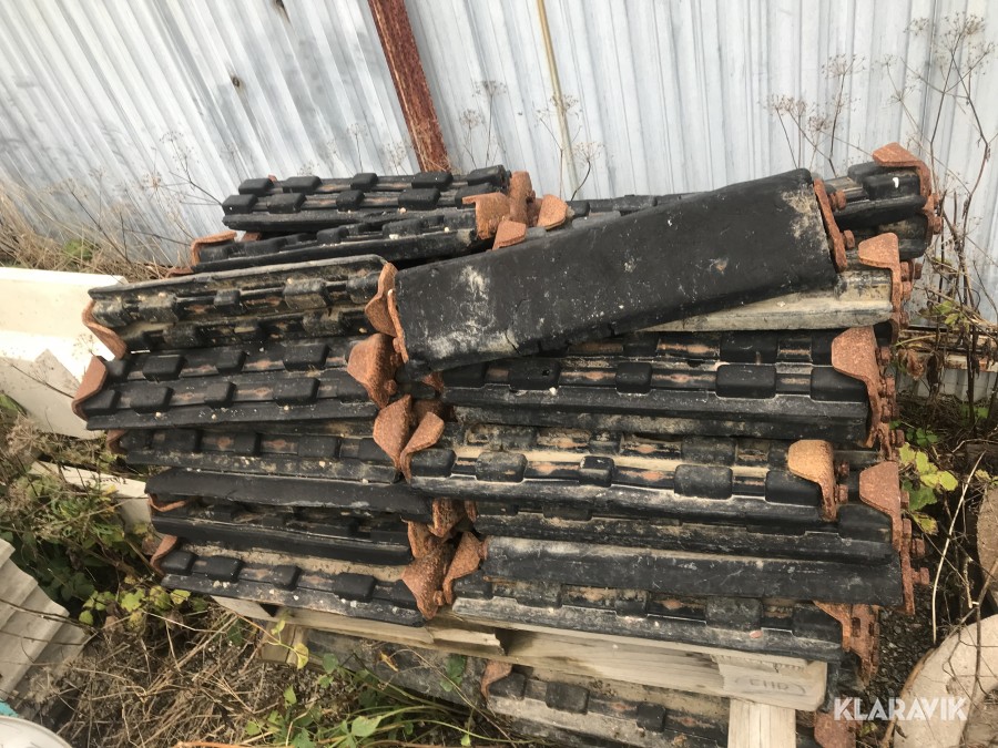 Gummipads till stållarver 