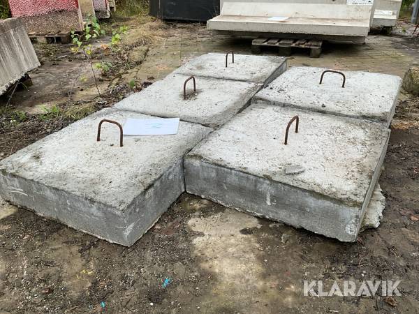 Betongfundament 5st