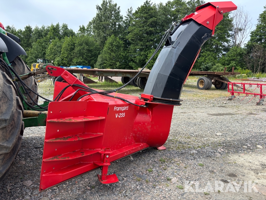 Snöslunga Fransgård V-255 3-punkt 45kW