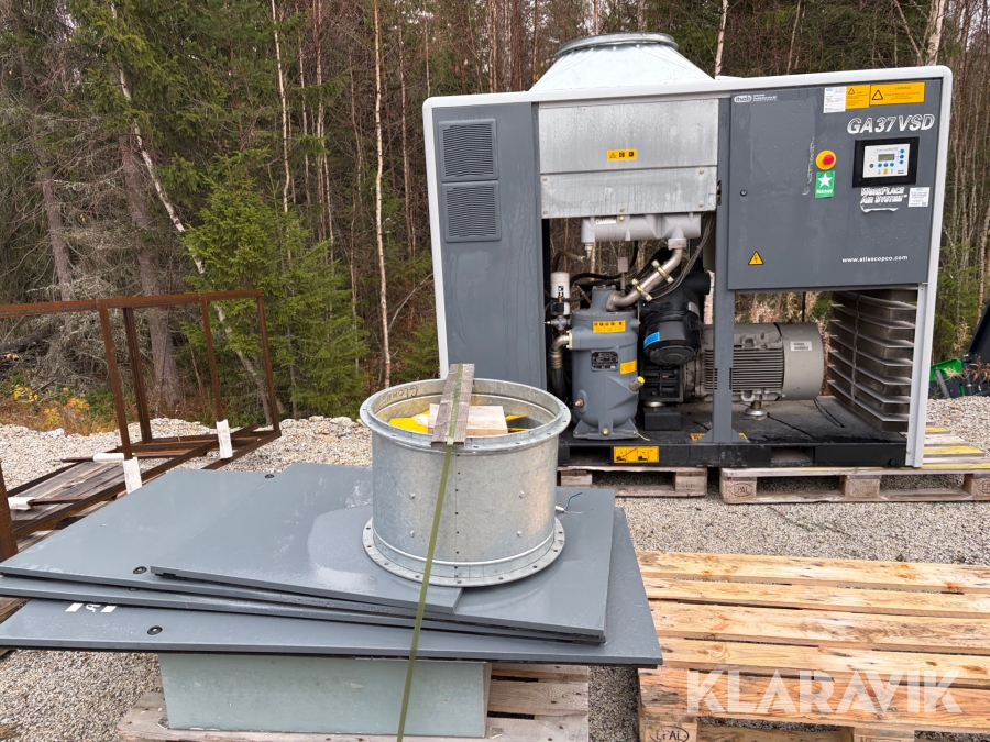 Kompressor Atlas Copco GA 37 VSD