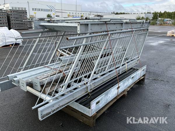 Brand och evakueringstrapp
