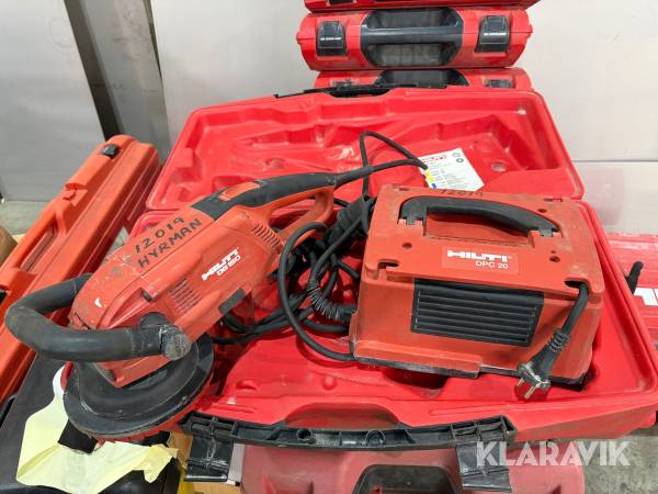 Betongslipmaskin med omvandlare Hilti DG 150/DPC 20