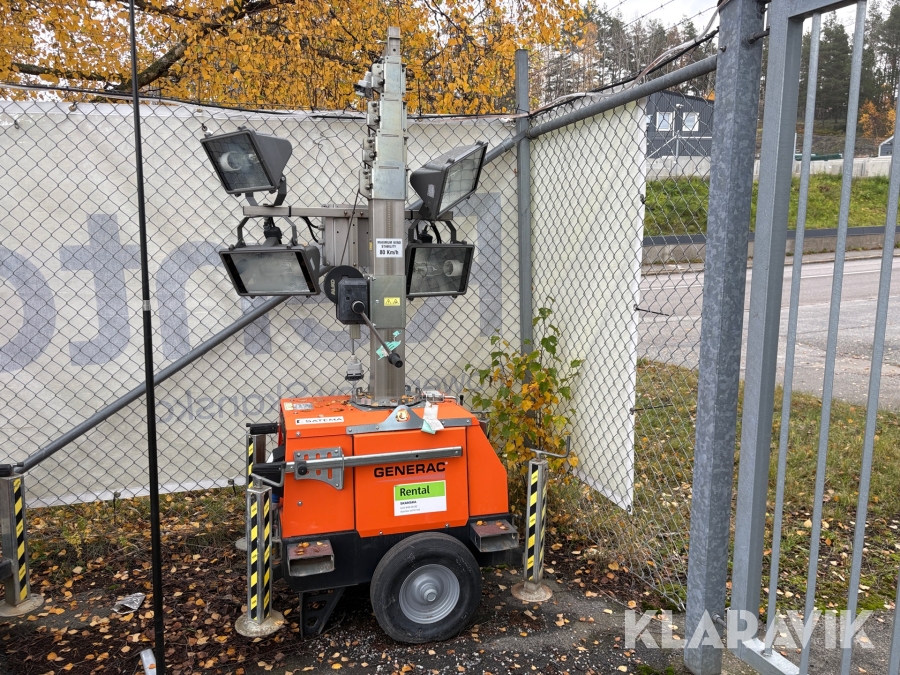 Belysningsmast Halogen Generac Link Tower 7 m
