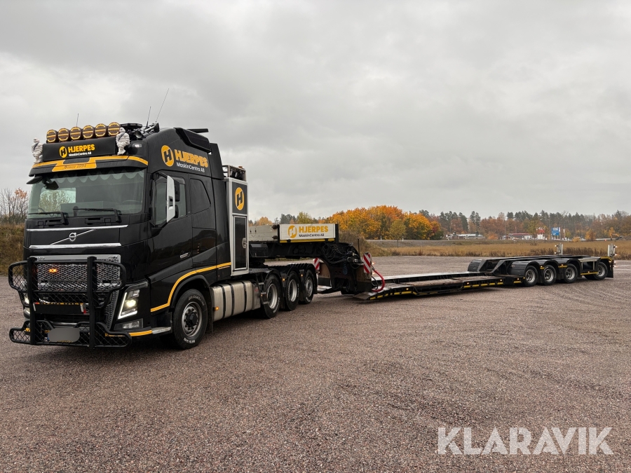 Tungdragare med trailer Volvo FH 16