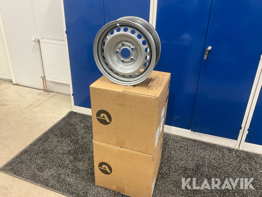 Stålfälgar transportbil 15tum 5/114,3 Alcar 4st (nya)