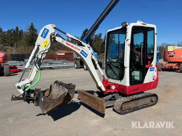 Grävmaskin Takeuchi TB216