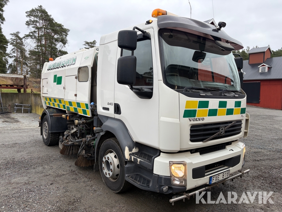 Lastbil / sopmaskin Volvo FL2404x2 scarab
