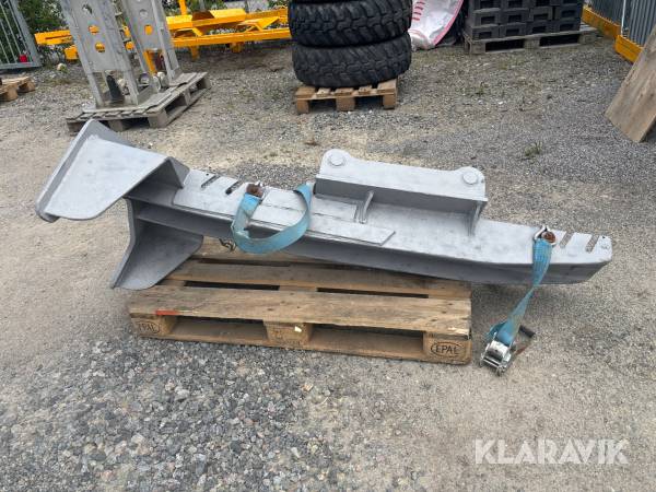 Stolphållare till grävmaskin