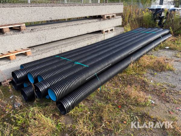 Dräneringsrör Pipelife 232/200 x 6000 mm Toppslitsade 12 st