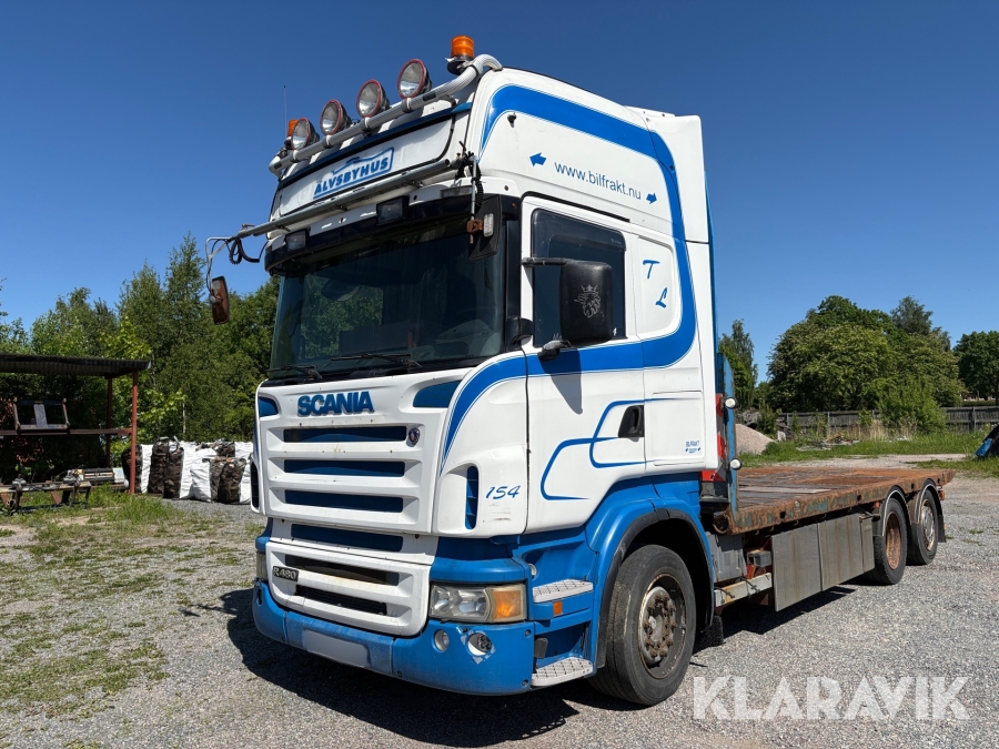 Flakbil Scania R480