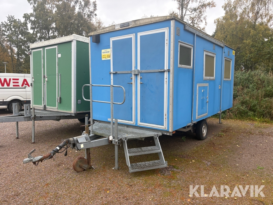 Arbetsbod Lyckselevagnen PVT-4 Blå