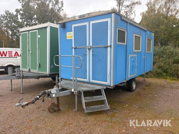 Arbetsbod Lyckselevagnen PVT-4 Blå