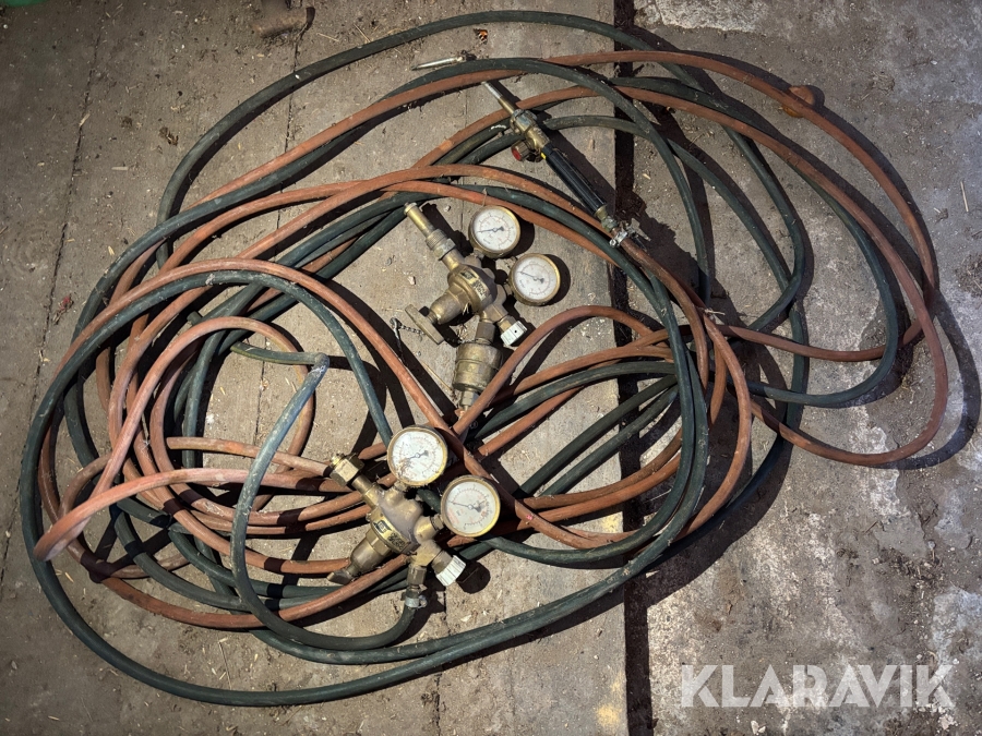 Svetstillbehör inkl gasklockor