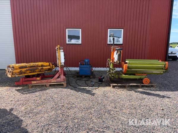 Inplastare 2 st med hydraulaggregat Wolagri / Tellefdal FW500/4K / Mini Wrap 404