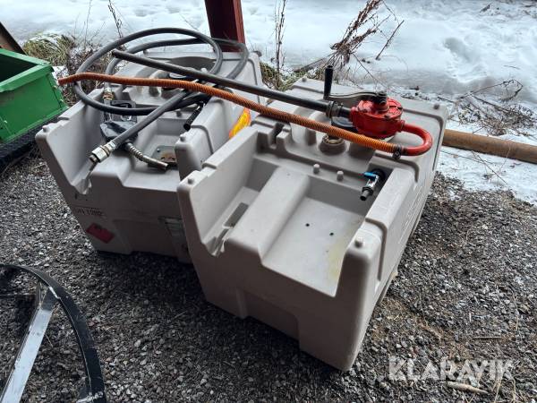 Dieseltankar Cemo 200L 2st med pump