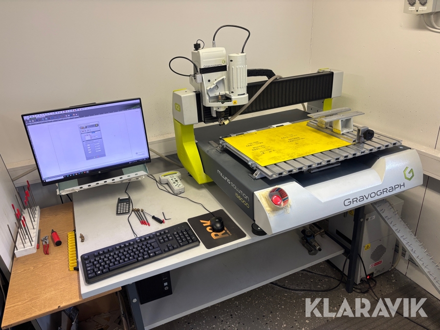 Gravyrmaskin Gravograph Milling solution IS6000