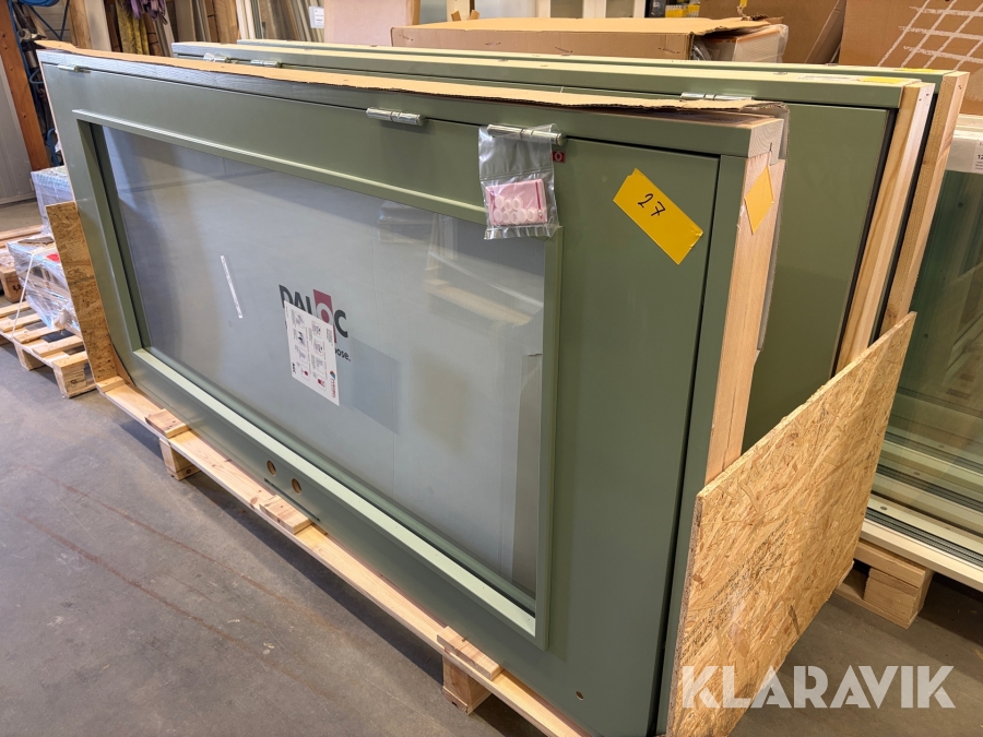 Innedörrar med karm 3 st Daloc 10x21