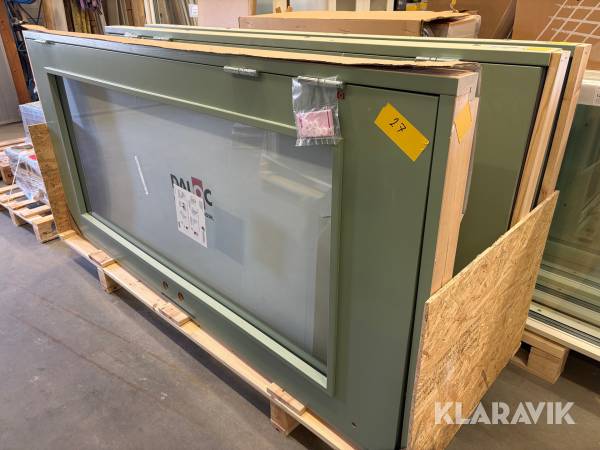 Innedörrar med karm 3 st Daloc 10x21