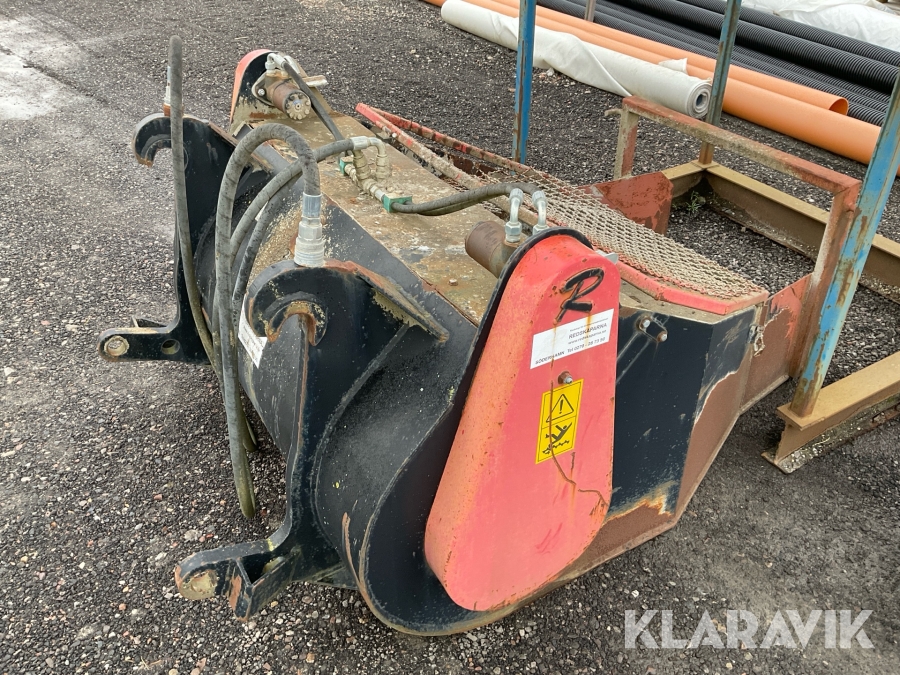 Hydrauldriven mixerskopa Redskaparna Söderhamn, modell Blandare 1.0