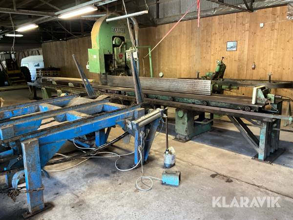Sågverk Canali HBSG 1250 inklusive inmatningsbana, spånutsug och slip
