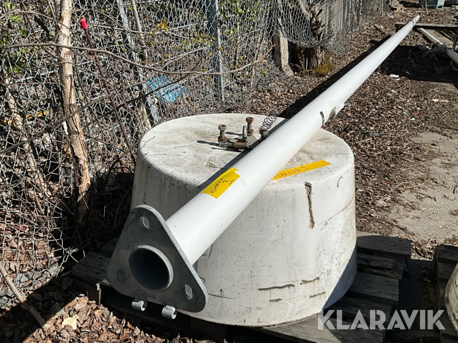 Flaggstång Formenta 9m med fundament