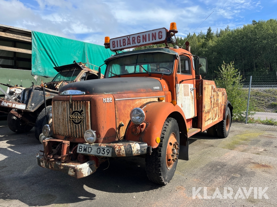 Veteranlastbil Bärgningsbil Volvo N88