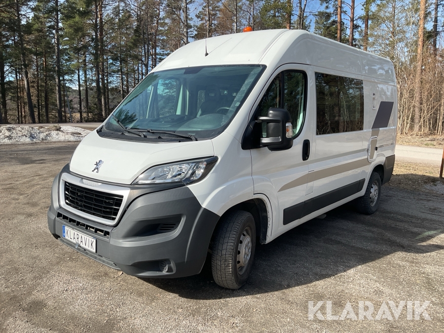 Skåpbil Peugeot Boxer Crewcabin Kombi dubbelhytt