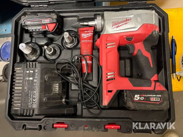 Uppkragningsverktyg Milwakee för uponor