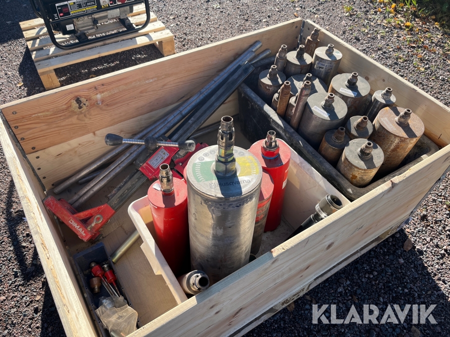 Borrutrustning Dimas, Husqvarna, Hilti