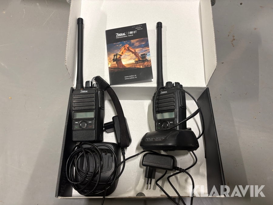Kommunikationsradio Zodiac D80 2st
